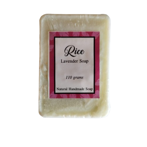 1 Rice Lavender Soap - Image 1